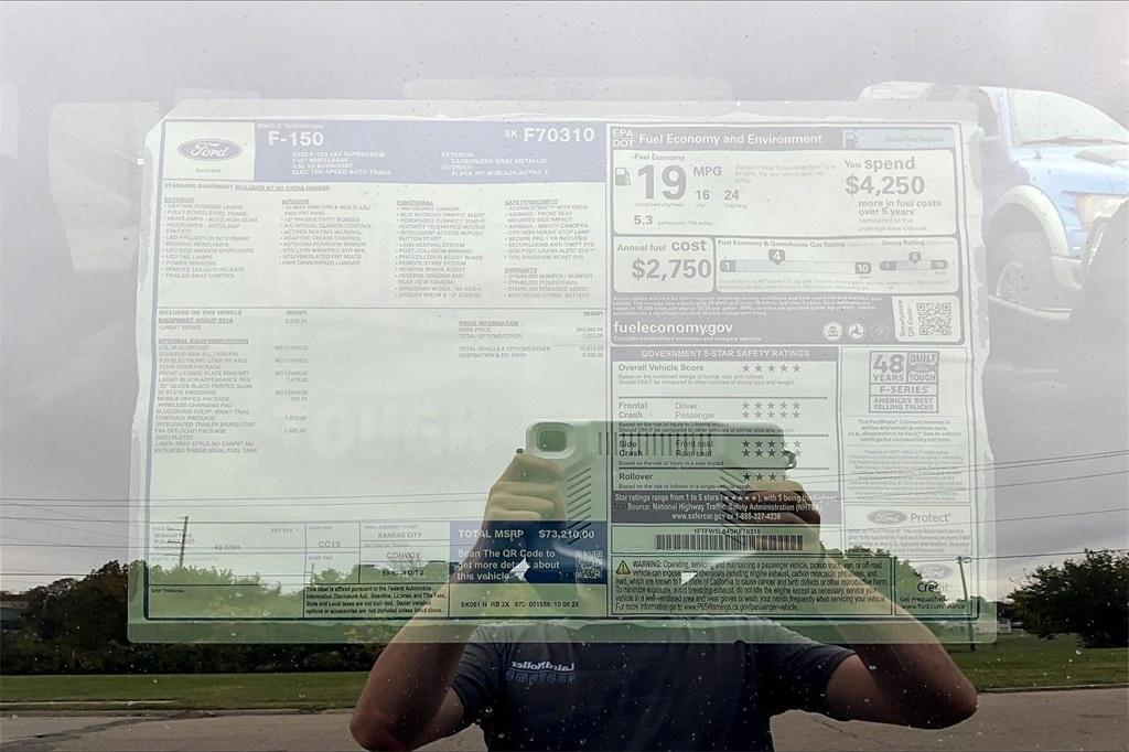 new 2025 Ford F-150 car, priced at $69,550