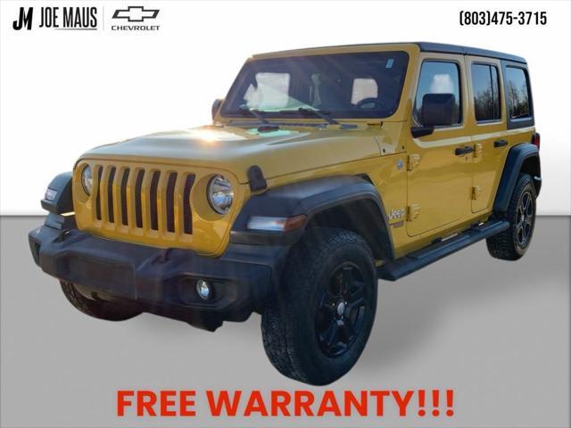 used 2020 Jeep Wrangler Unlimited car, priced at $27,474