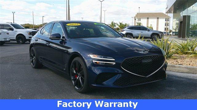 used 2022 Genesis G70 car, priced at $33,900