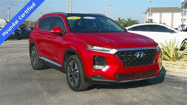 used 2020 Hyundai Santa Fe car, priced at $21,820