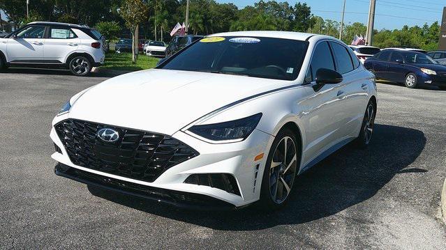 used 2021 Hyundai Sonata car, priced at $21,990