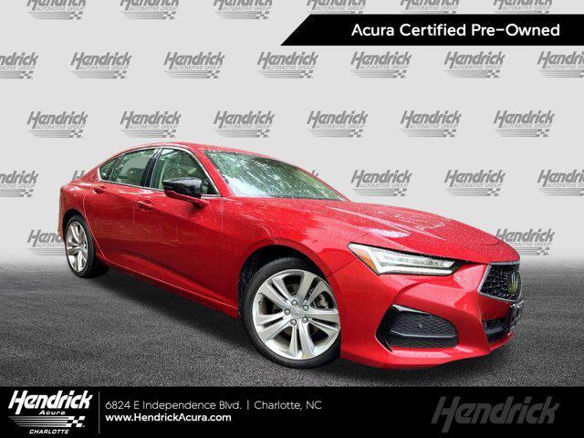 used 2021 Acura TLX car, priced at $26,554