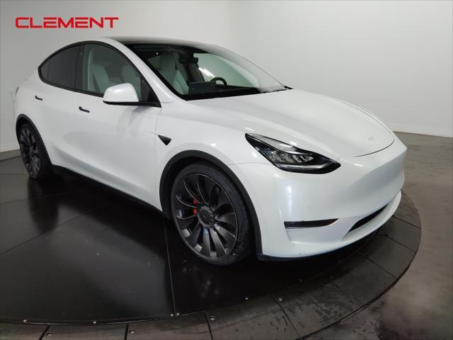 used 2021 Tesla Model Y car, priced at $30,500