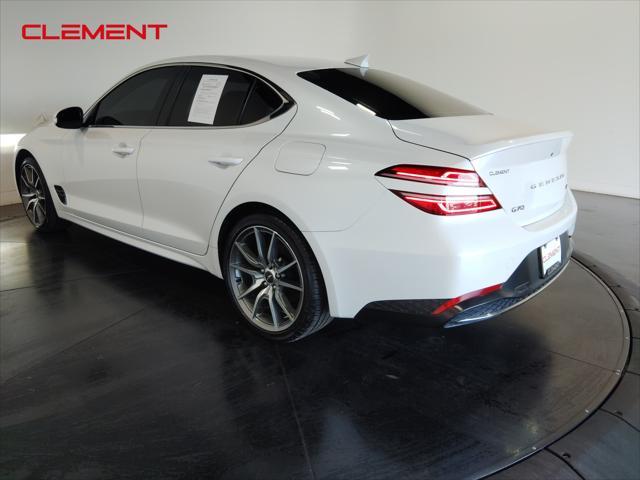 used 2023 Genesis G70 car, priced at $29,600