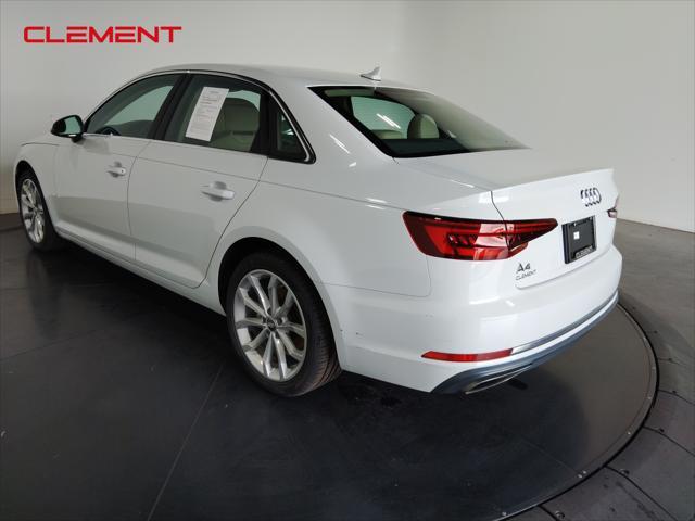 used 2019 Audi A4 car, priced at $22,000