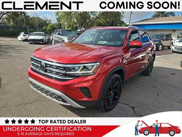 used 2022 Volkswagen Atlas Cross Sport car, priced at $25,000