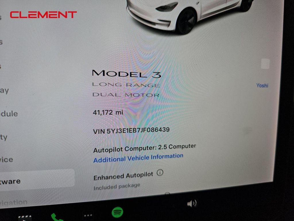 used 2018 Tesla Model 3 car, priced at $22,700