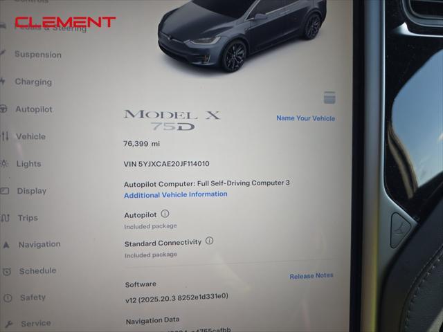used 2018 Tesla Model X car, priced at $28,500