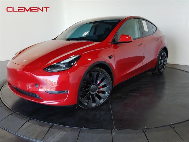 used 2022 Tesla Model Y car, priced at $28,500