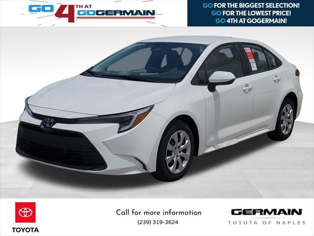 new 2025 Toyota Corolla Hybrid car, priced at $26,091