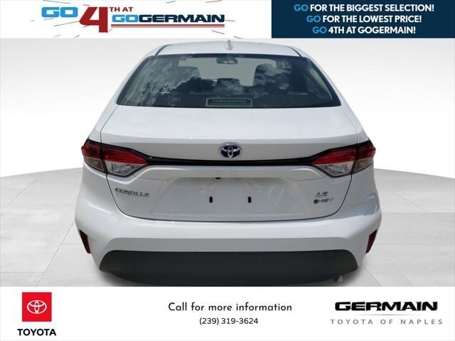 new 2025 Toyota Corolla Hybrid car, priced at $26,091