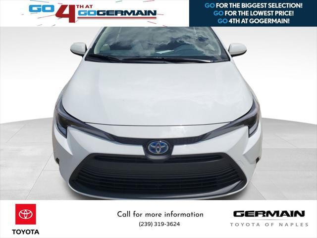 new 2025 Toyota Corolla Hybrid car, priced at $26,091