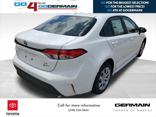 new 2025 Toyota Corolla Hybrid car, priced at $26,091