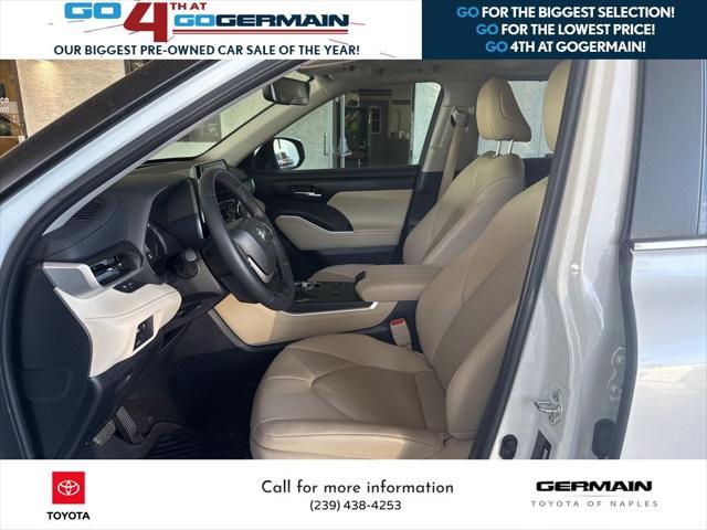 used 2024 Toyota Highlander car, priced at $40,000