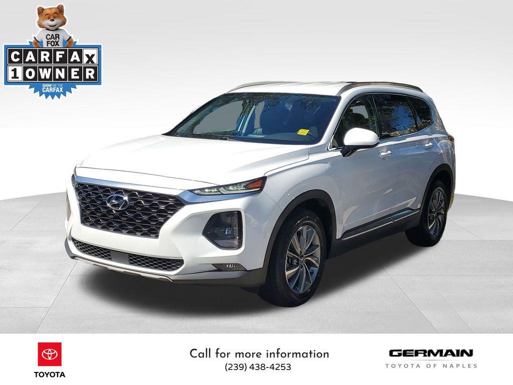 used 2019 Hyundai Santa Fe car, priced at $14,690