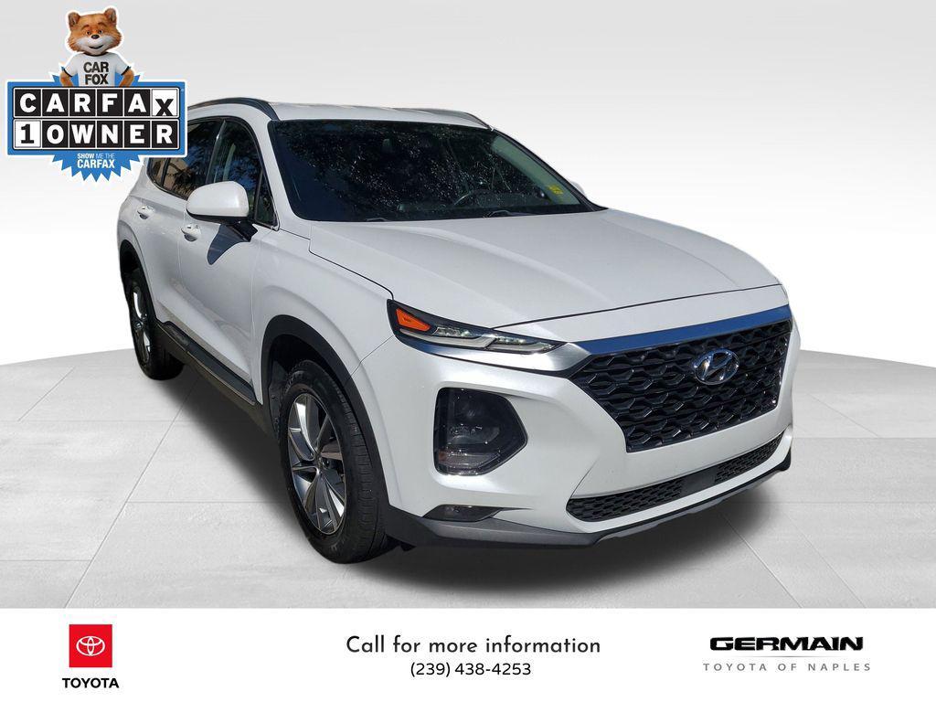 used 2019 Hyundai Santa Fe car, priced at $14,690