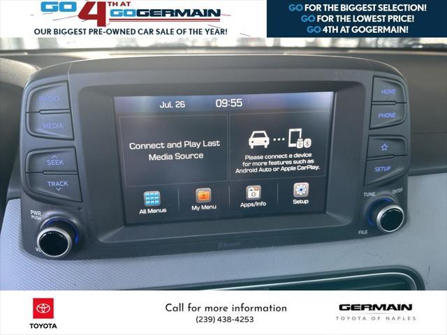 used 2019 Hyundai Kona car, priced at $8,986