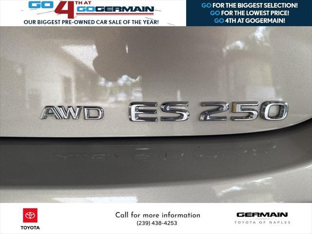 used 2021 Lexus ES 250 car, priced at $31,552