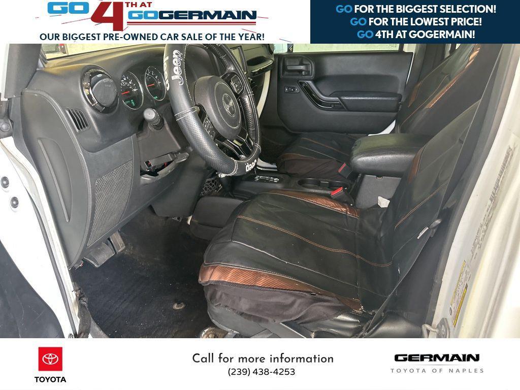used 2014 Jeep Wrangler Unlimited car, priced at $18,986