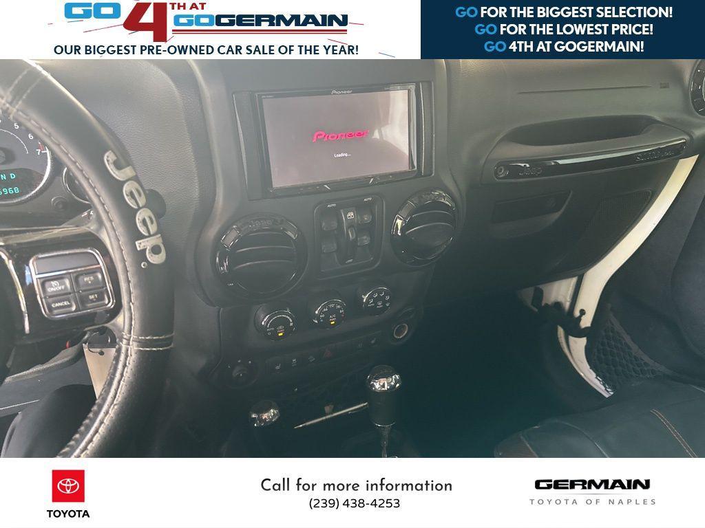 used 2014 Jeep Wrangler Unlimited car, priced at $18,986