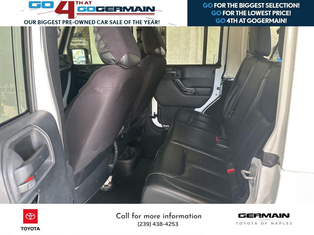used 2014 Jeep Wrangler Unlimited car, priced at $18,986