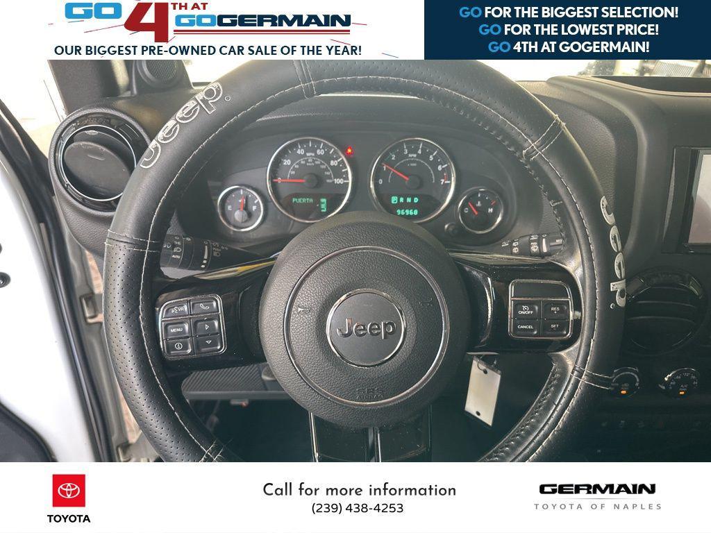 used 2014 Jeep Wrangler Unlimited car, priced at $18,986