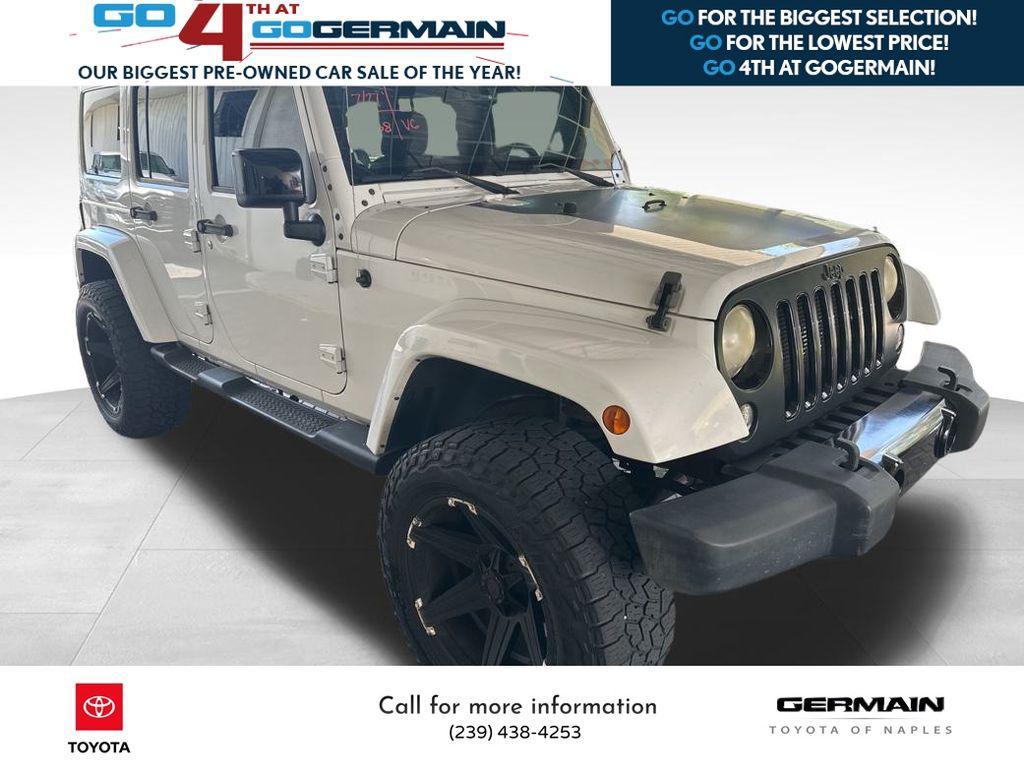used 2014 Jeep Wrangler Unlimited car, priced at $18,986