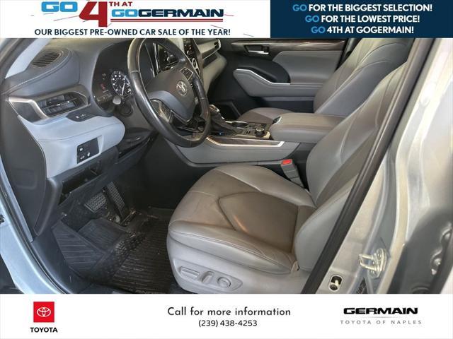 used 2020 Toyota Highlander car, priced at $27,693