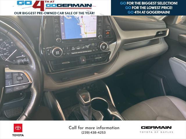used 2020 Toyota Highlander car, priced at $27,693