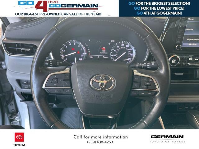 used 2020 Toyota Highlander car, priced at $27,693