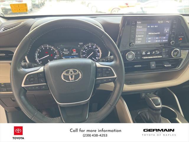 used 2022 Toyota Highlander car, priced at $35,000