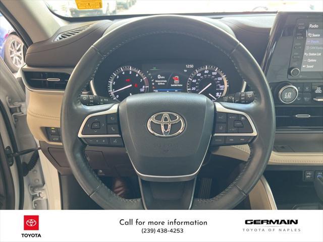 used 2022 Toyota Highlander car, priced at $35,000