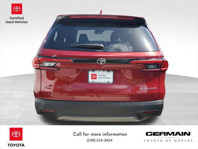 used 2024 Toyota Grand Highlander car, priced at $55,000
