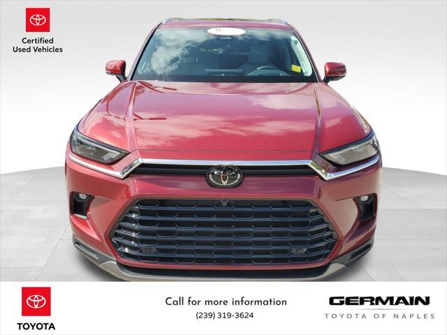 used 2024 Toyota Grand Highlander car, priced at $55,000