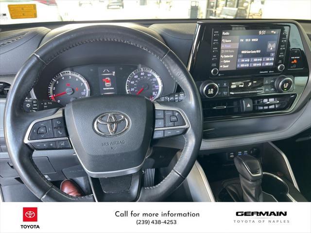 used 2022 Toyota Highlander car, priced at $30,000