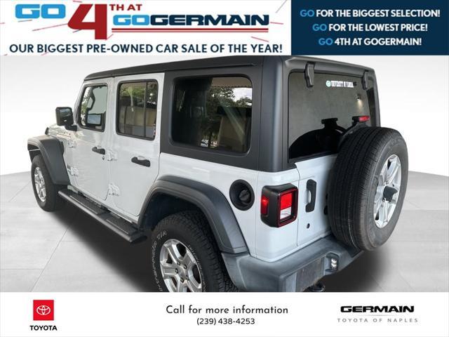 used 2019 Jeep Wrangler Unlimited car, priced at $23,986