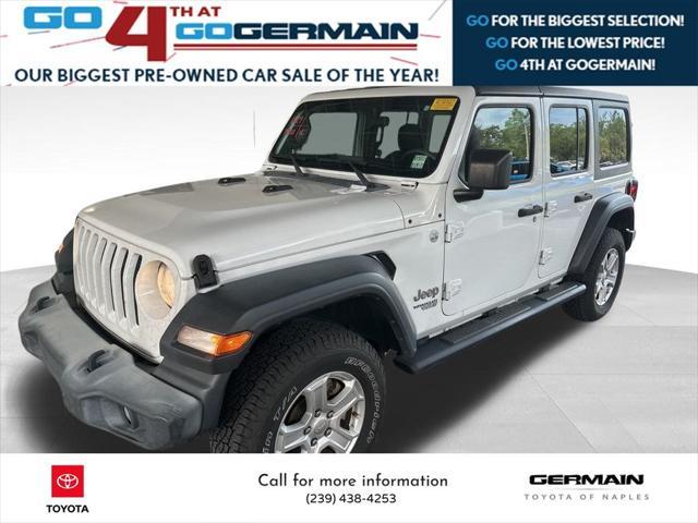 used 2019 Jeep Wrangler Unlimited car, priced at $23,986