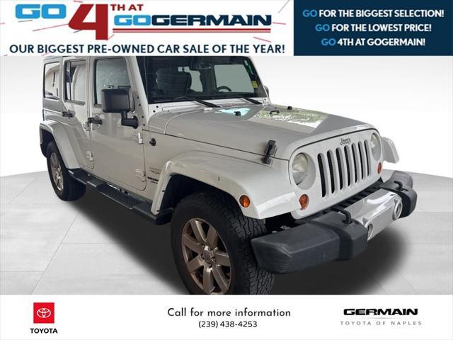 used 2013 Jeep Wrangler Unlimited car, priced at $17,986