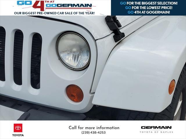 used 2013 Jeep Wrangler Unlimited car, priced at $16,993