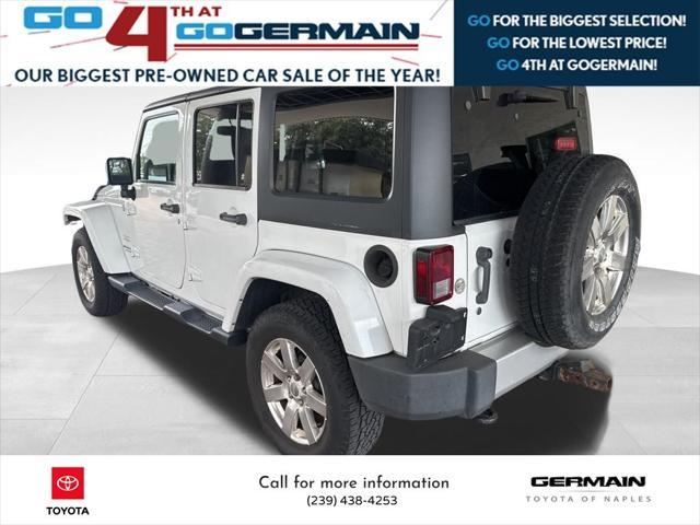 used 2013 Jeep Wrangler Unlimited car, priced at $17,986