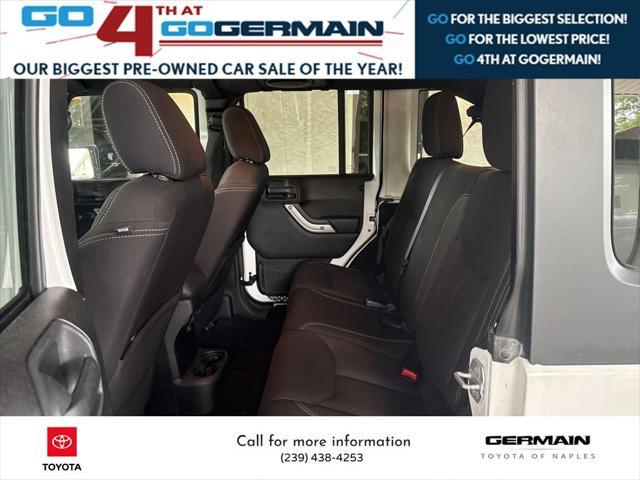 used 2013 Jeep Wrangler Unlimited car, priced at $17,986