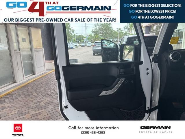 used 2013 Jeep Wrangler Unlimited car, priced at $17,986