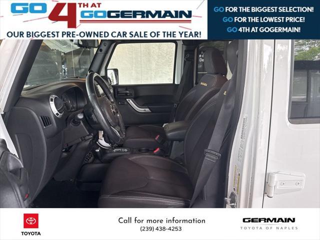 used 2013 Jeep Wrangler Unlimited car, priced at $17,986