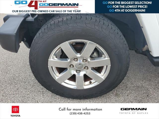 used 2013 Jeep Wrangler Unlimited car, priced at $16,993
