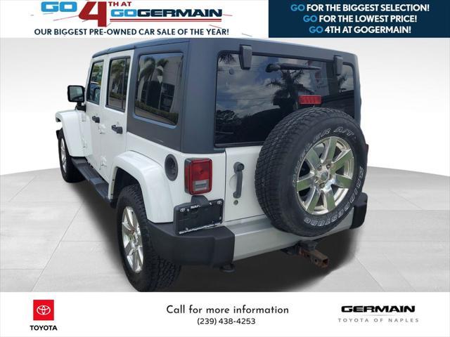 used 2013 Jeep Wrangler Unlimited car, priced at $16,993