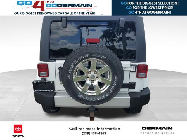 used 2013 Jeep Wrangler Unlimited car, priced at $16,993