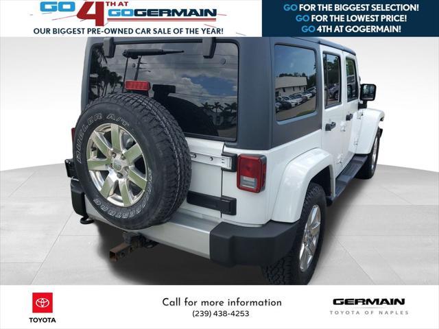 used 2013 Jeep Wrangler Unlimited car, priced at $16,993