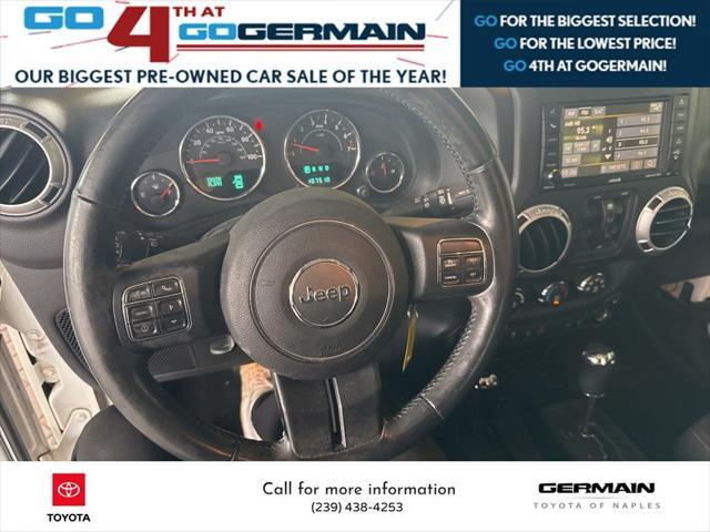 used 2013 Jeep Wrangler Unlimited car, priced at $17,986