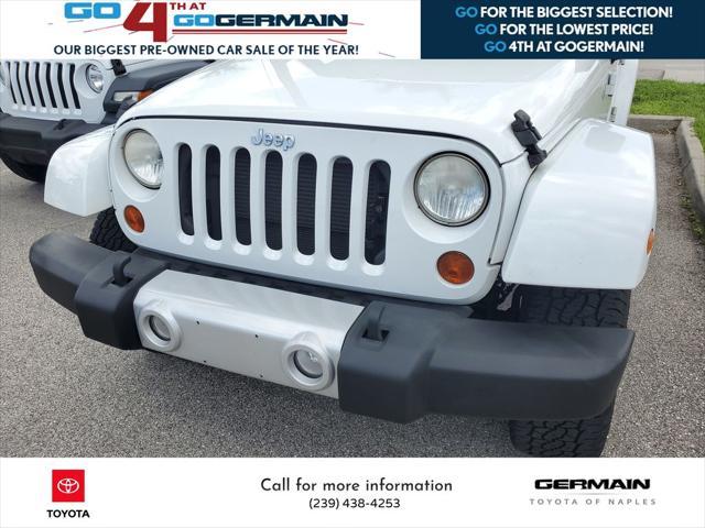 used 2013 Jeep Wrangler Unlimited car, priced at $16,993