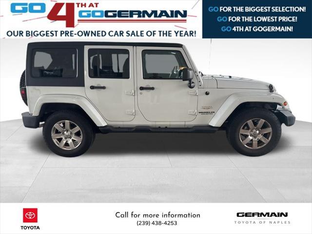 used 2013 Jeep Wrangler Unlimited car, priced at $17,986